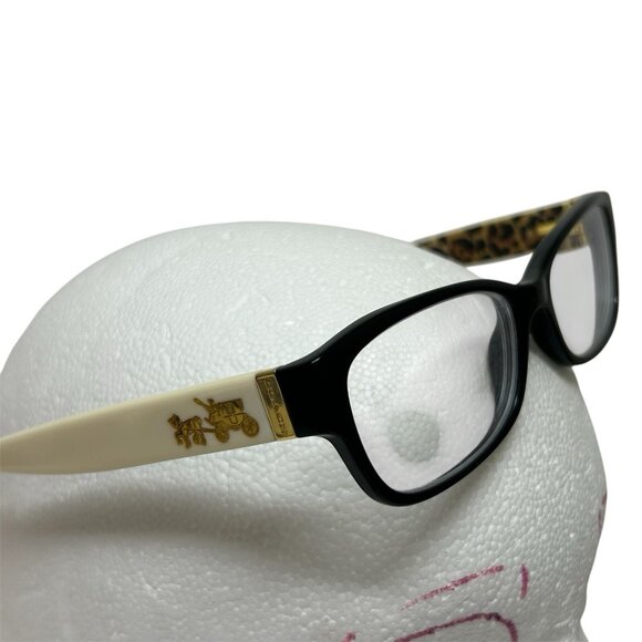 Coach Black and Cream Glasses - Picture 2 of 7